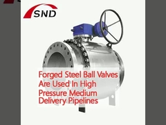 Forged Steel Ball Valves Are Used In High Pressure Medium Delivery Pipelines