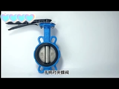 Ductile Iron Wafer Butterfly Valve Commonly Used In Fluid Pipeline Systems