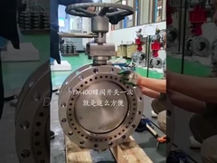 DN2000 Large Diameter Flange Butterfly Valve Metal Valve Ductile Iron Material