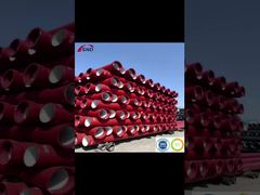 Centrifugal Ductile Cast Iron Pipe For Water Supply Cement Lined